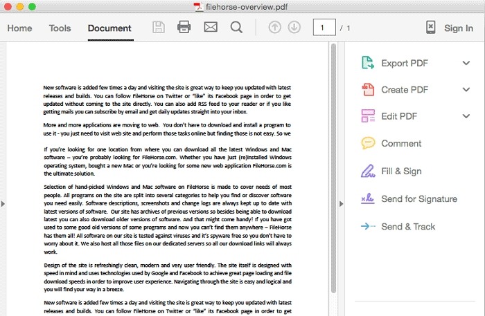 document editing software for mac